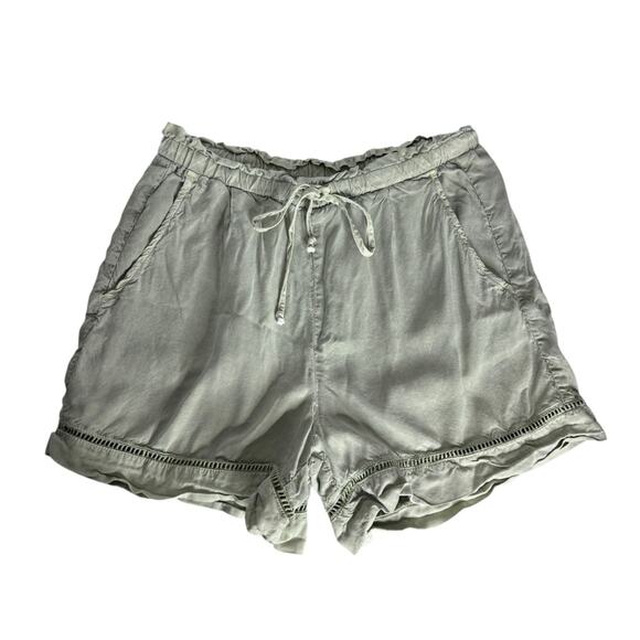 Cloth and Stone Anthropologie Green‎ Tencel Soft Shorts Womens Size XS - Picture 10 of 10